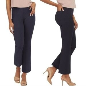 SPANX On-the-Go Polished Ankle‎ Slim Straight Pants Classic Navy Size Small